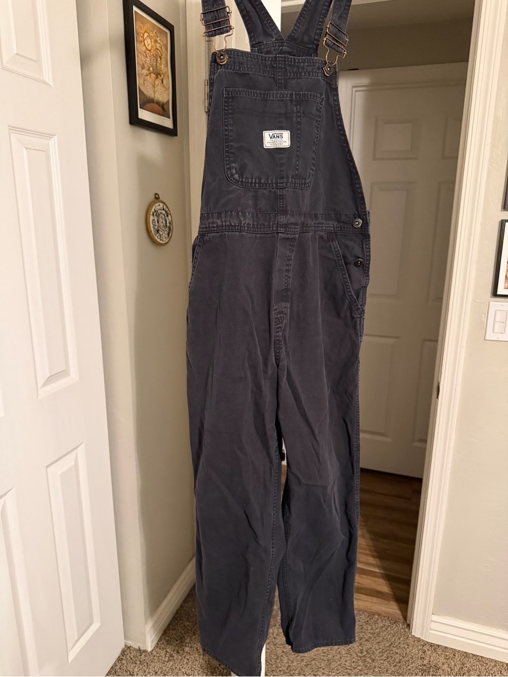 Vans Medium Black Cotton Workwear Overalls